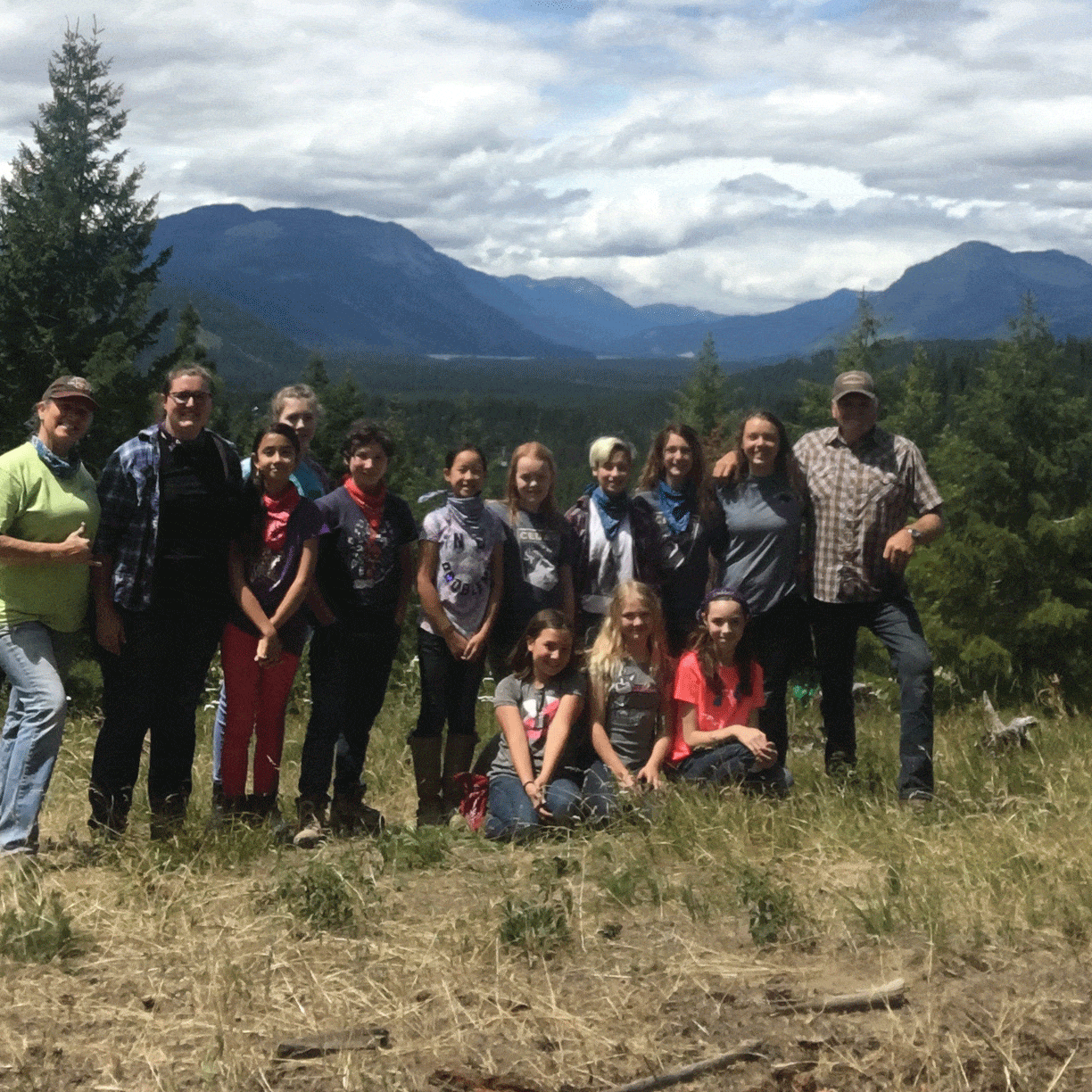 Camp Students Mountain