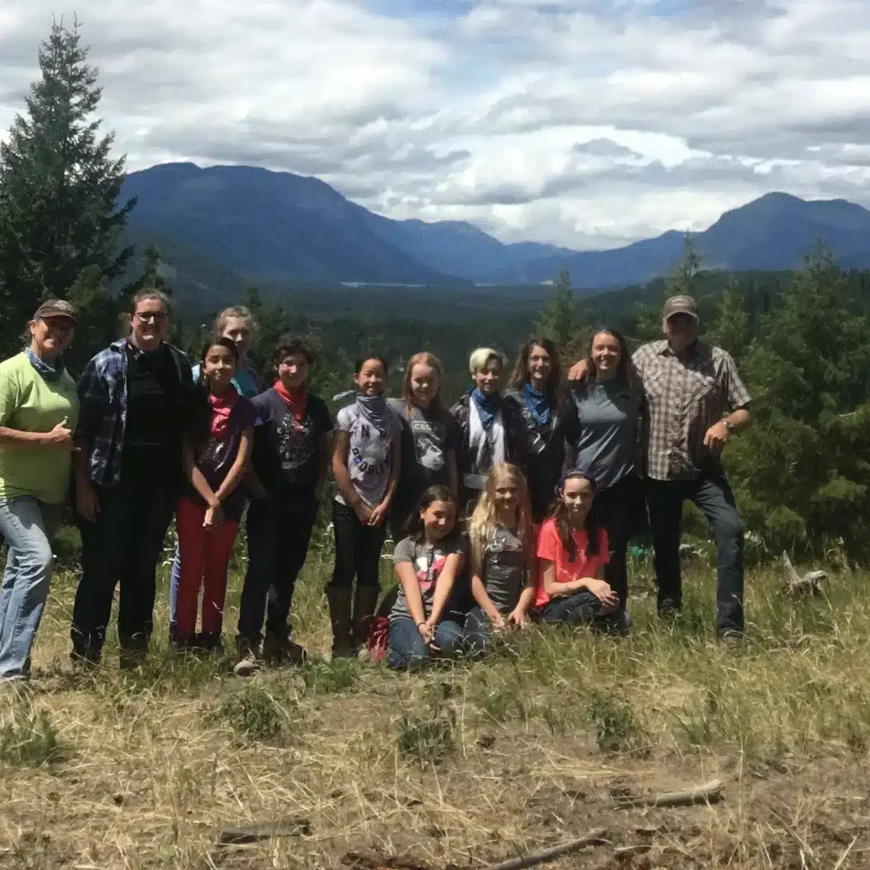 Camp Students Mountain