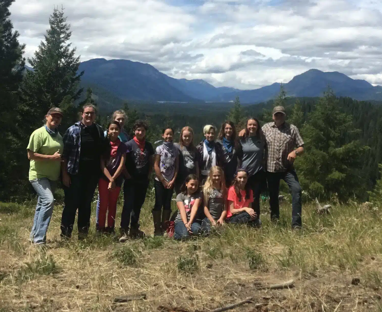Camp Students Mountain