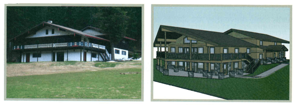 Chalet - Before and Proposed