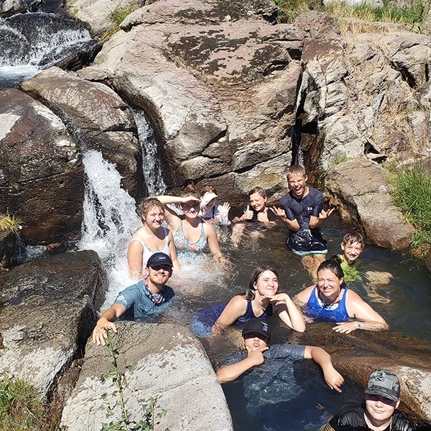 Group Waterfall Photo Web