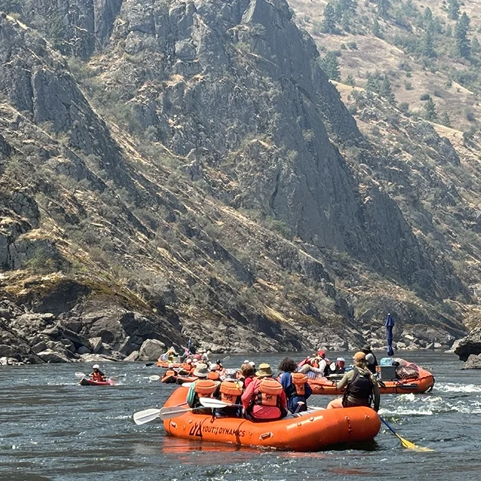 Rafting In Mountains Web
