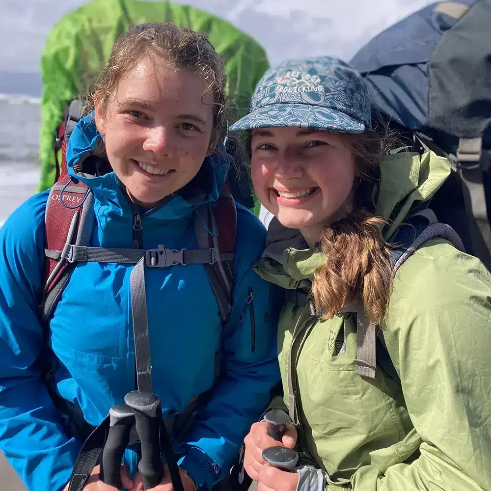 Smiling Backpackers